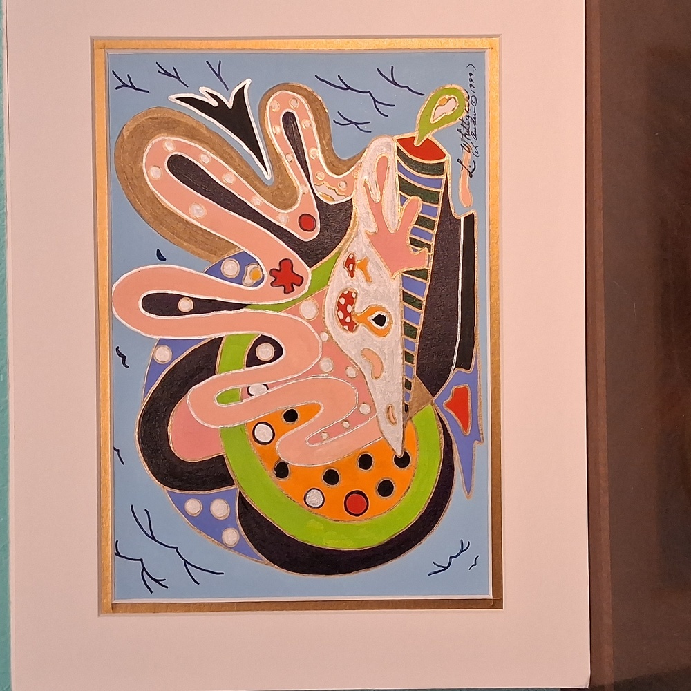 Original Canadian Art - Lillian Austin 'Oppenheimer Tribute '  6788